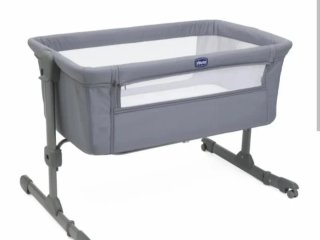 Minicuna colecho Next2Me Chicco gris