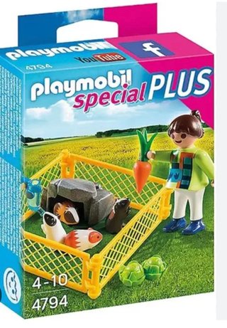 Playmobil 4749 Niña con Cobayas