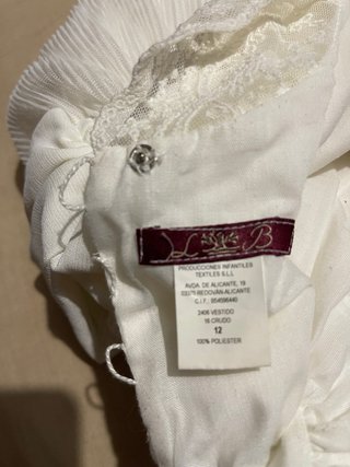 Vestido de ceremonia niña