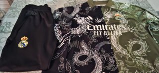 Chandal Adidas Negro y Verde Militar