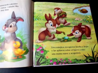 Tambor y su familia. Tambor encuentra un huevo
