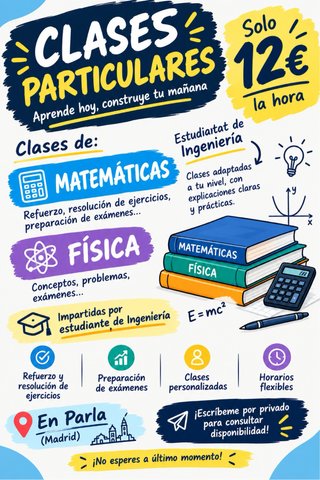 Clases particulares de primaria , ESO y bachillera