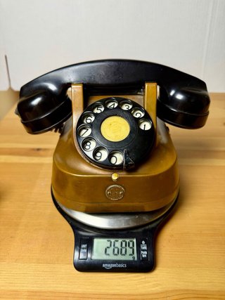 Teléfono antiguo Bell 56B (1956)