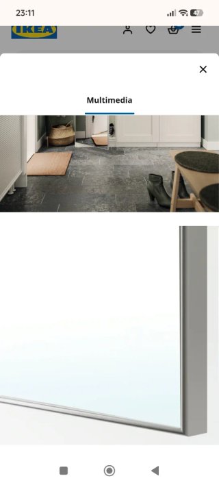 Puerta espejo ÅHEIM 50x229 cm IKEA