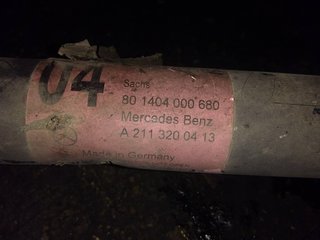 AMORTIGUADOR DELANTERO DERECHO MERCEDES CLASE E (