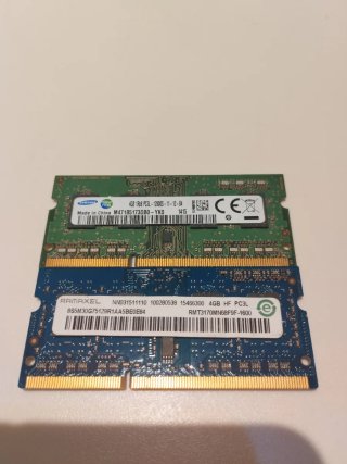 2x SK hynix 4GB DDR3 PC3L-12800S RAM