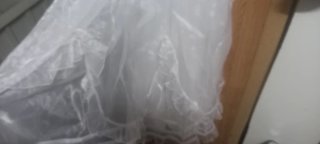 Vestido de comunión antiguo blanco