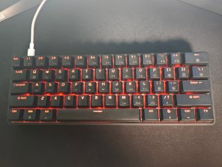 Teclado Gaming Mecánico Dierya TKL Negro