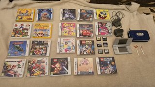 Lote Nintendo DS Plata con Juegos