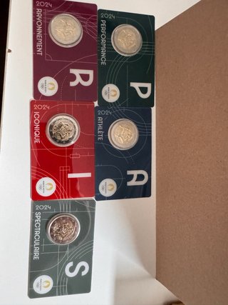 Francia 2024 2€ Coincard Olimpiadas