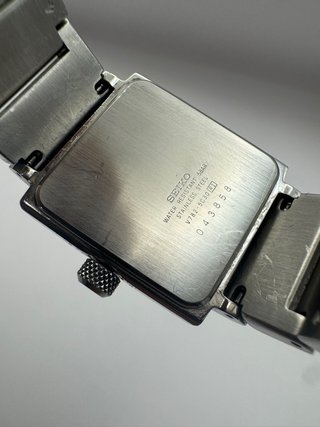 Reloj Seiko Square Tank Quartz Vintage V782 5C30