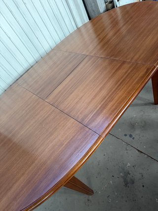 Mesa comedor antigua extensible madera