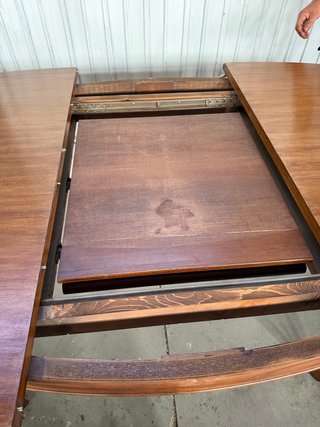 Mesa comedor antigua extensible madera