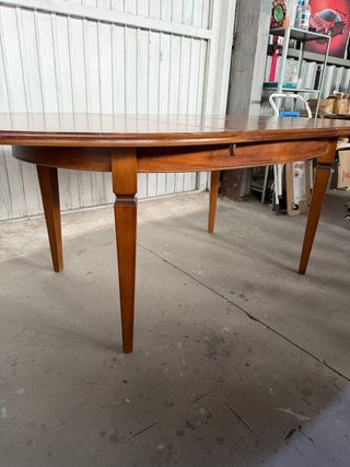Mesa comedor antigua extensible madera