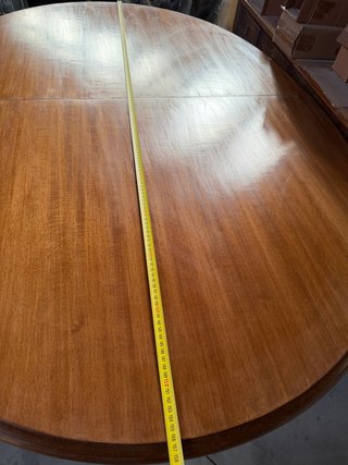 Mesa comedor antigua extensible madera