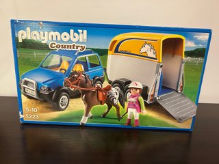 Playmobil 5223 Coche con Remolque Pony