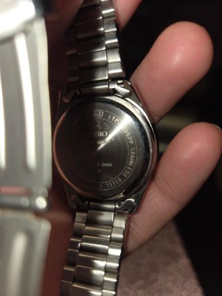 Reloj Casio Negro y Plateado