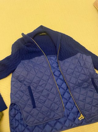 Chaqueta Purificación García azul/morado