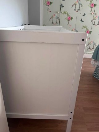 Cuna Ikea Blanca + Colchón