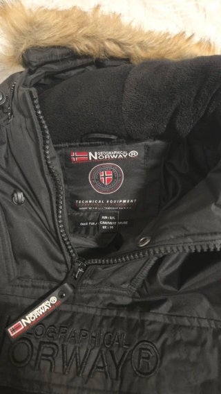 Chaqueta Geographical Norway Negra