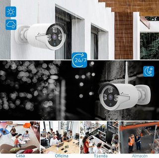 Kit Cámaras Vigilancia WiFi NIVIAN 2K