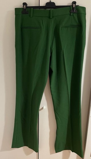 Pantalón Zara Verde Talla XL