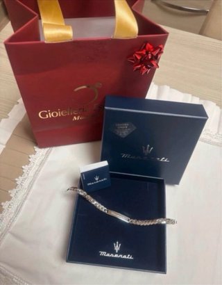 Bracciale Uomo Maserati Argento