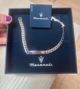 Bracciale Uomo Maserati Argento