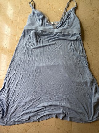Pijama premamá azul