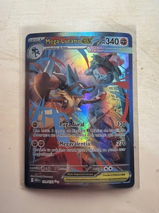 Mega Lucario EX Carta Pokémon