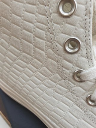 Converse All Star Piel Cocodrilo Mujer