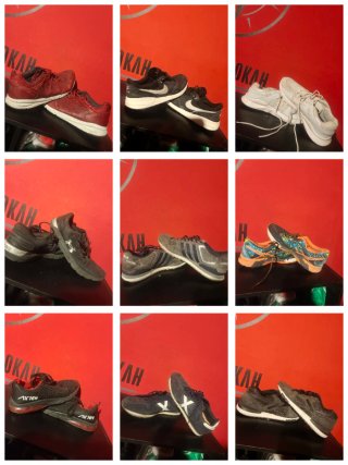 Lote  de 9 Zapatillas Deportivas Hombre talla 47