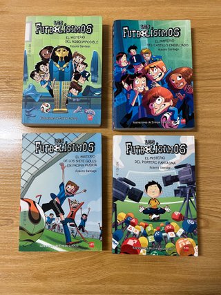 Lote 6 libros Los Futbolísimos - Roberto Santiago