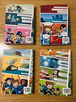 Lote 6 libros Los Futbolísimos - Roberto Santiago