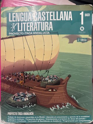 Lengua castellana y literatura, 1 BACH.