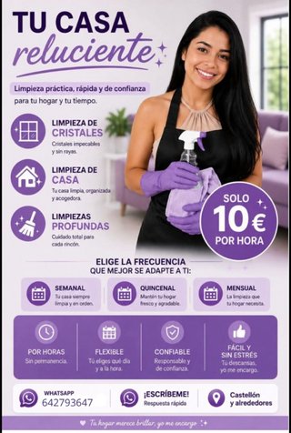 SERVICIO DE LIMPIEZA ✨