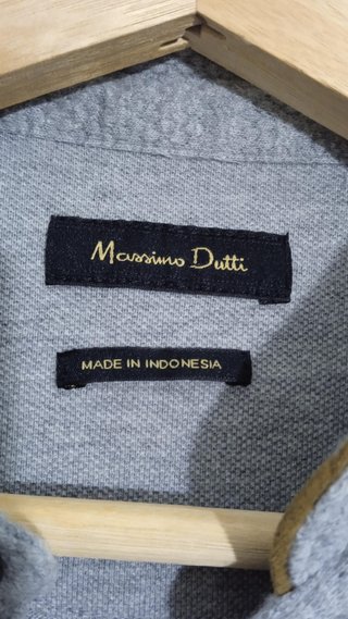 Polo Massimo Dutti Gris