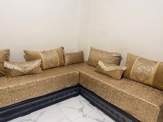 Tlamat beige y dorado