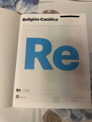 Religión Católica 1-2 BA