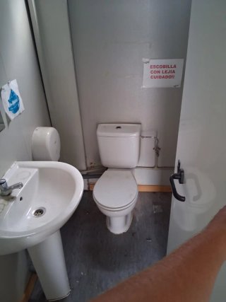 Caseta  de obra WC prefabricada
