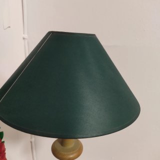 Lámpara de mesa madera torneada