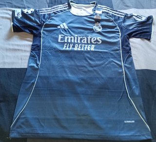 Camiseta Real Madrid Adidas Azul Talla L