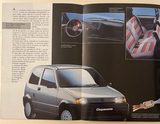 Catálogo Fiat Cinquecento