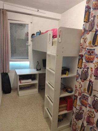 Habitación Juvenil/infantil blanco.Perfecto.