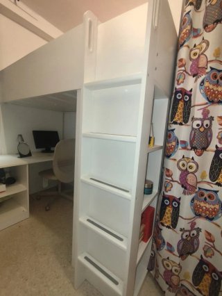 Habitación Juvenil/infantil blanco.Perfecto.