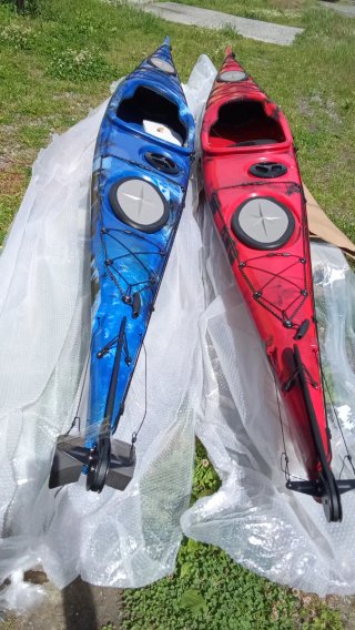KAYAKS DE MAR NUEVOS con TIMON