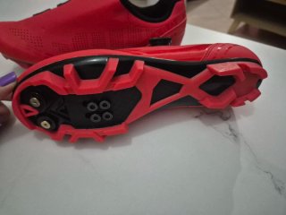 Zapatillas Ciclismo Rojas Boa