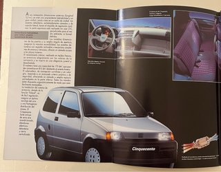 Catálogo Fiat Cinquecento