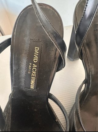 Zapatos de tacón David Ackerman negros
