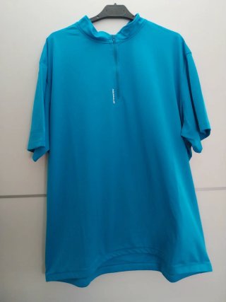 Maillot Ciclismo Azul Media Cremallera
